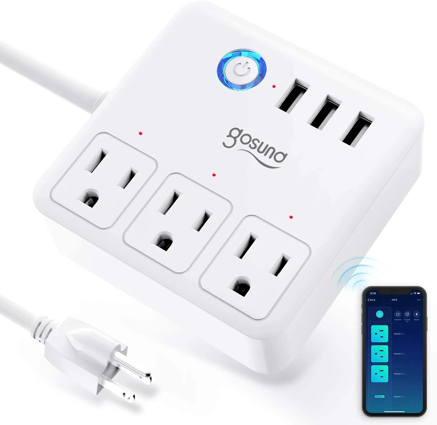 Gosund WP9 Power Strip Product Image