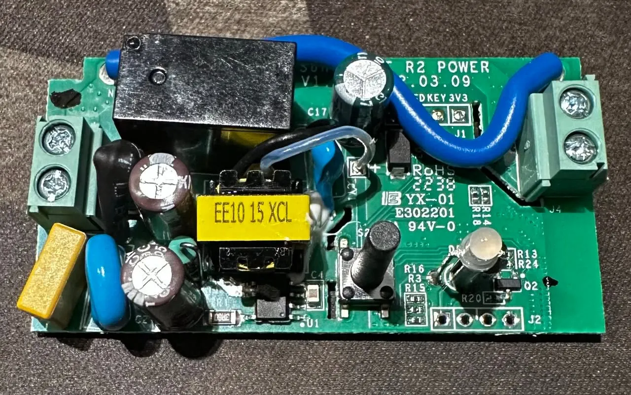 Sonoff BASIC R2 v1.4 PCB 2023 Model alt text