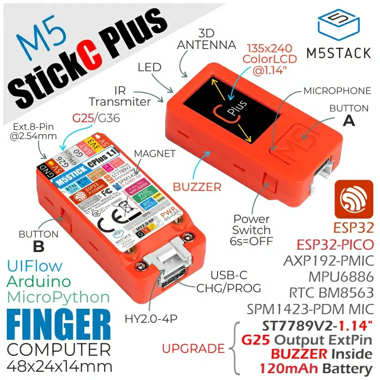 M5Stick C Plus M5Stick C Plus